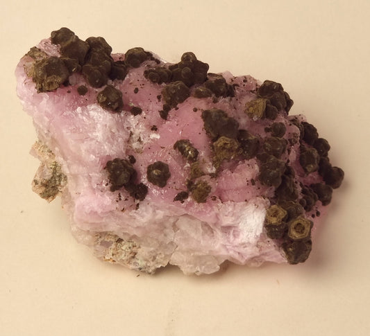 Kolwezite on Cobaltoan Calcite