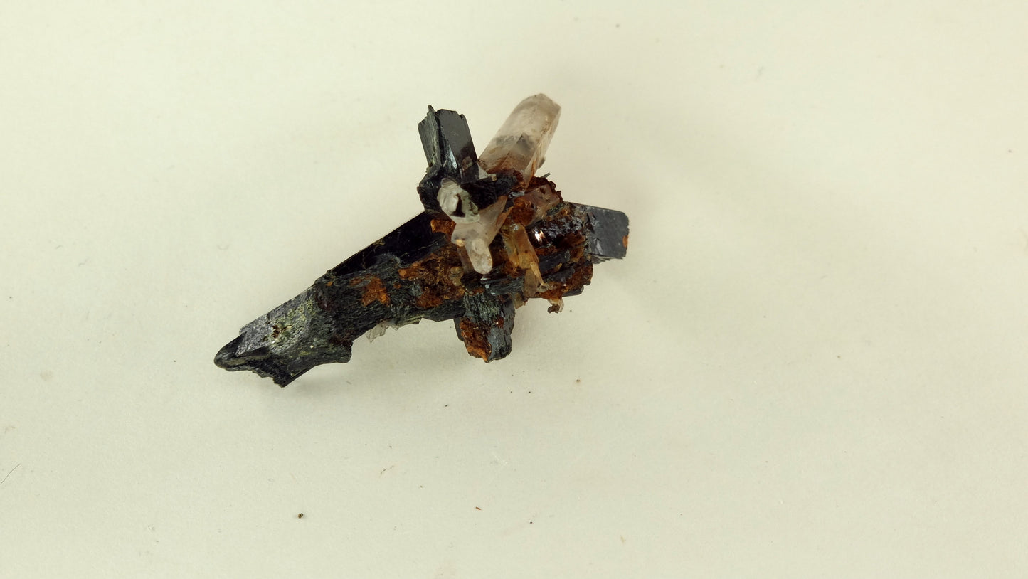 Aegerine with Quartz and some Siderite