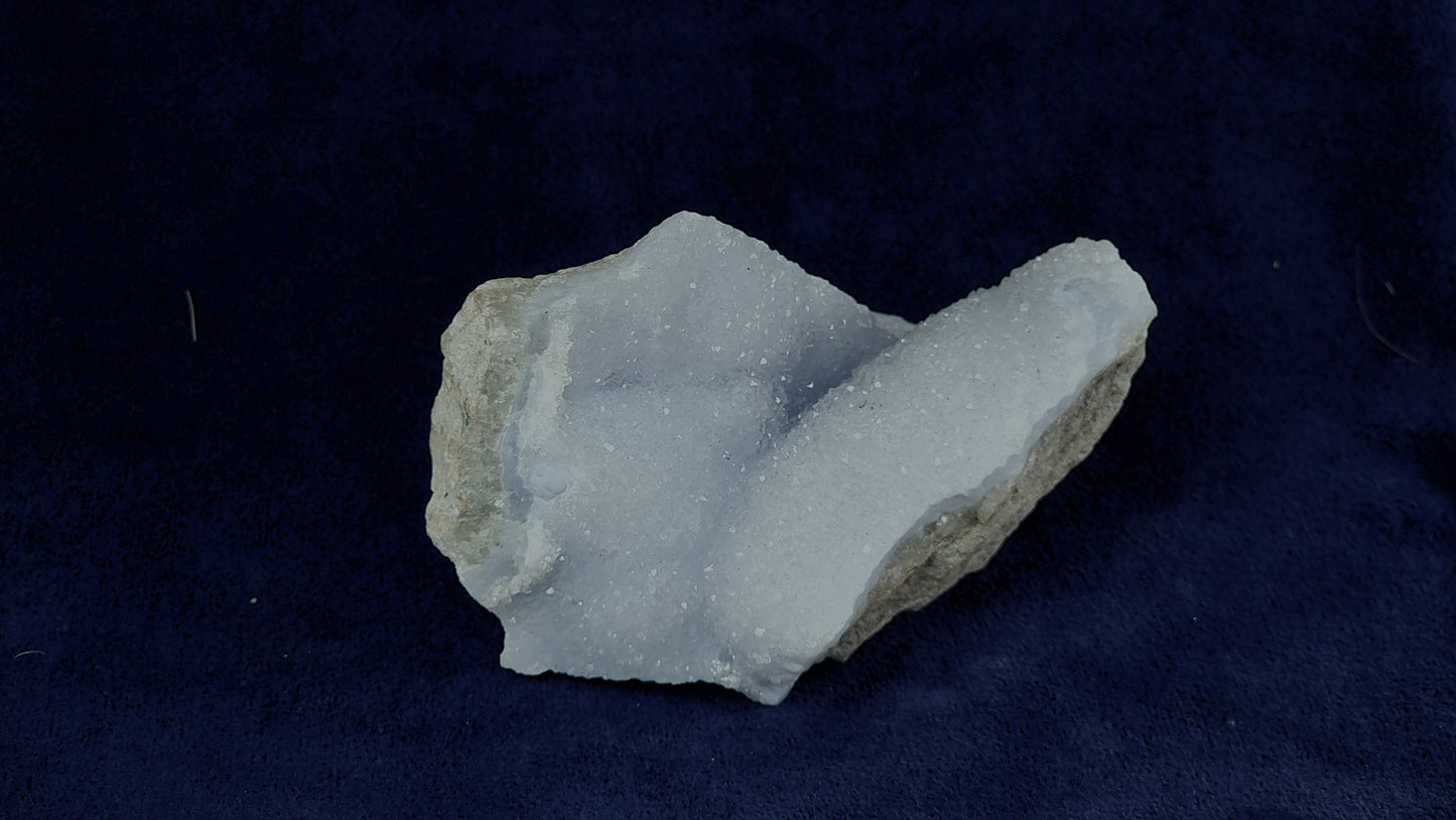 Blue Lace Agate with Gypsum