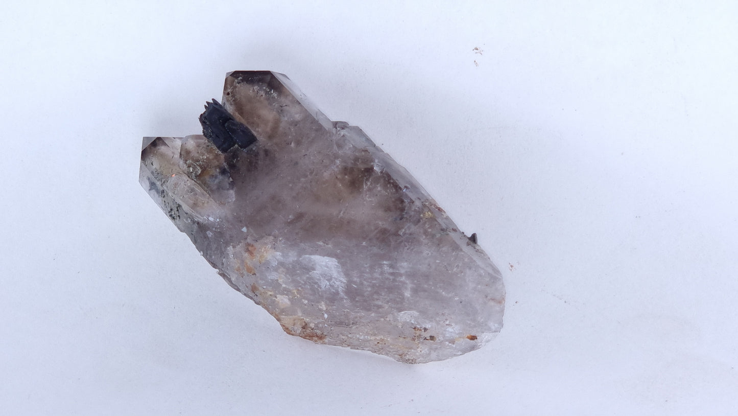 Smokey Quartz with Aegirine Inclusions